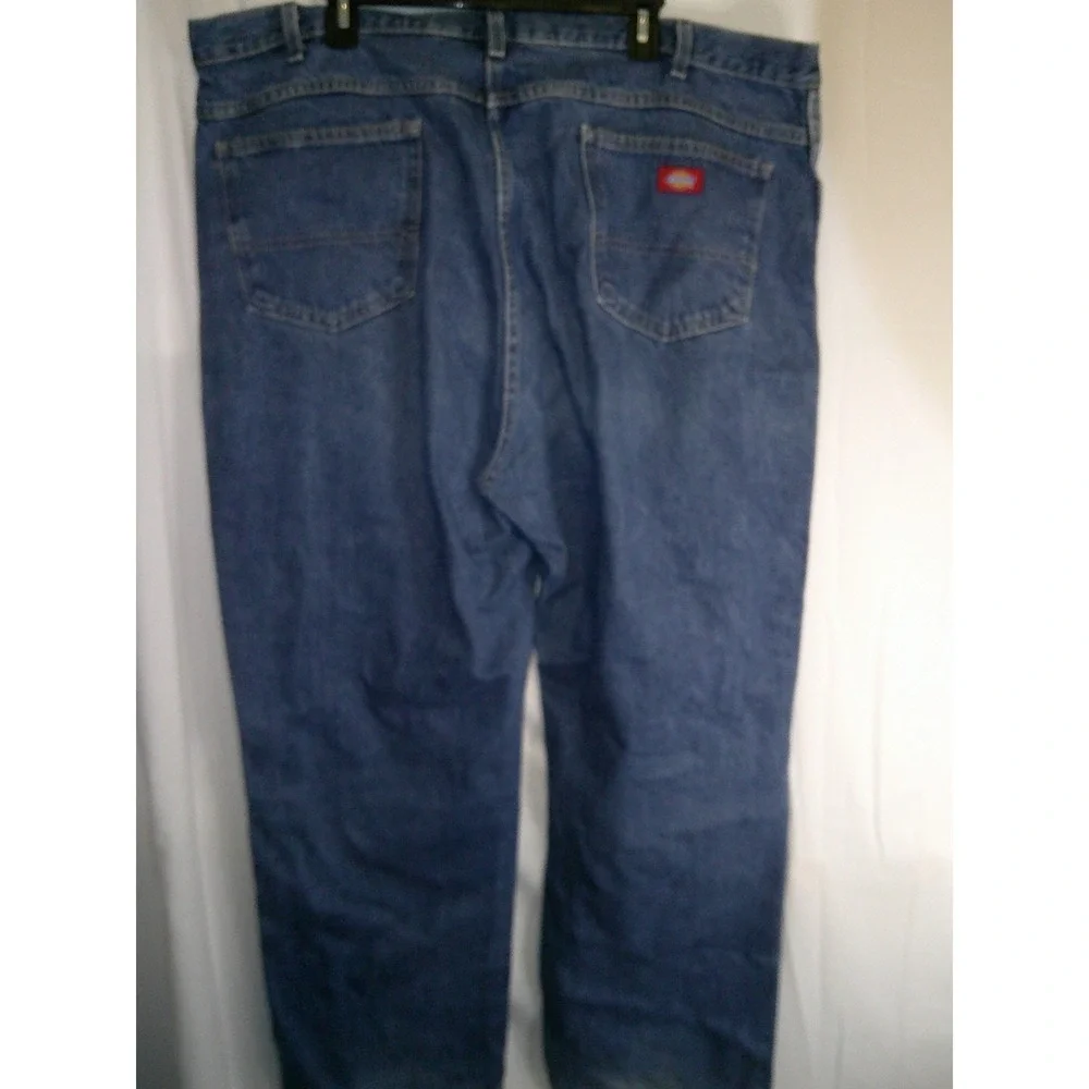 Distressed Dickies Denim Jeans‎ Relaxed Fit Work Utility Pants 46x30